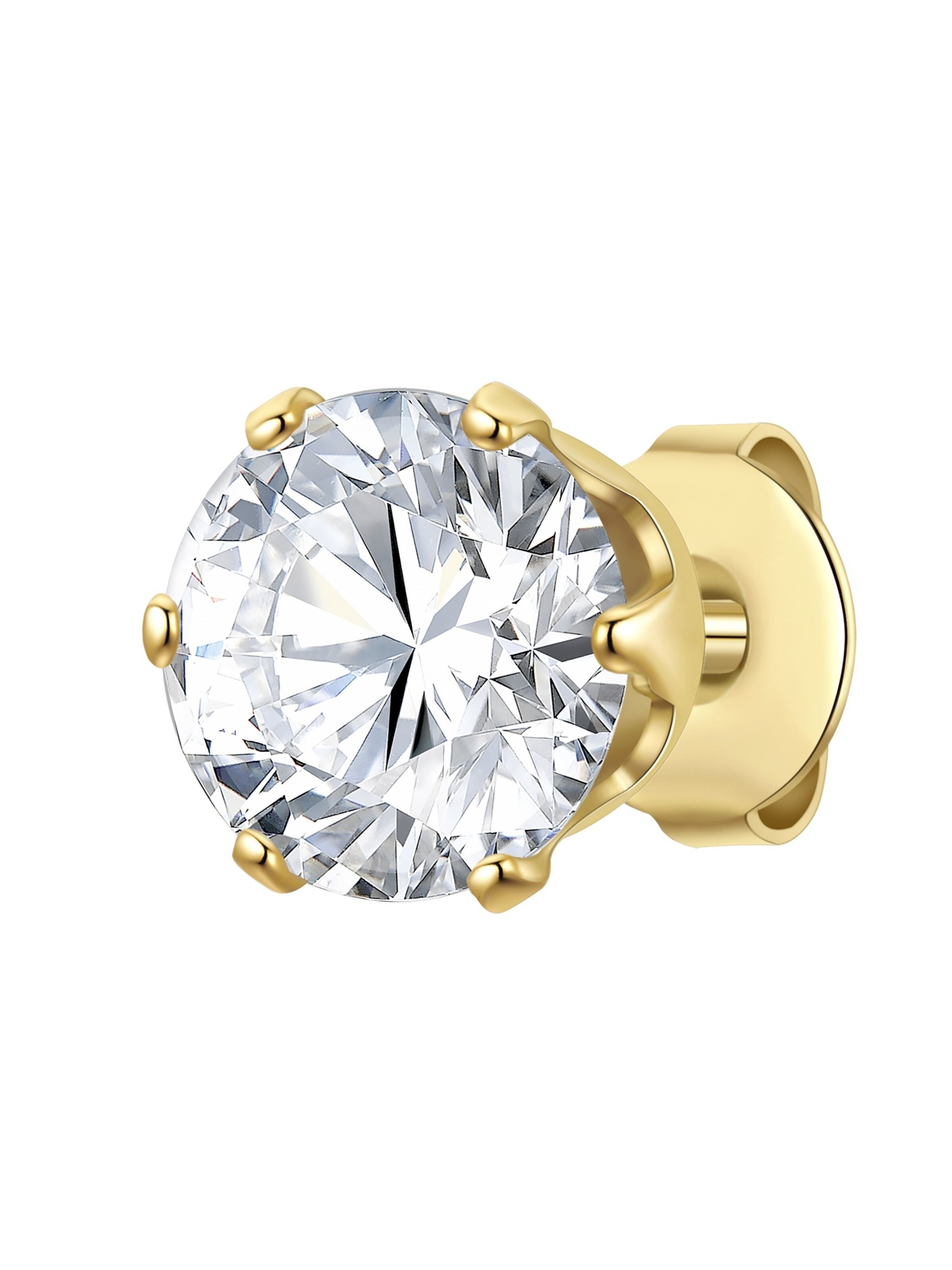 Boucles d'oreilles True Rebels en or : devant