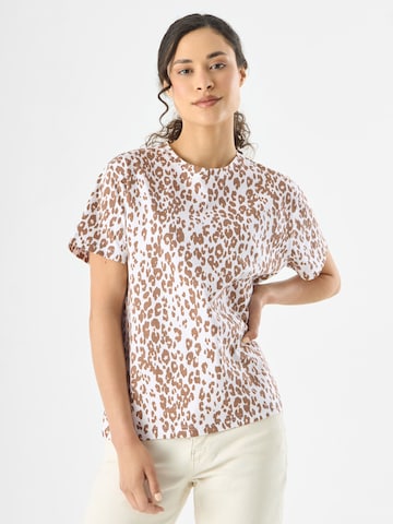 T-shirt CODELLO en marron : devant
