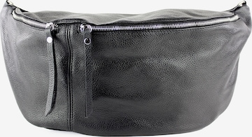 lePelou Gürteltasche 'CLARA' in Schwarz: Vorderseite