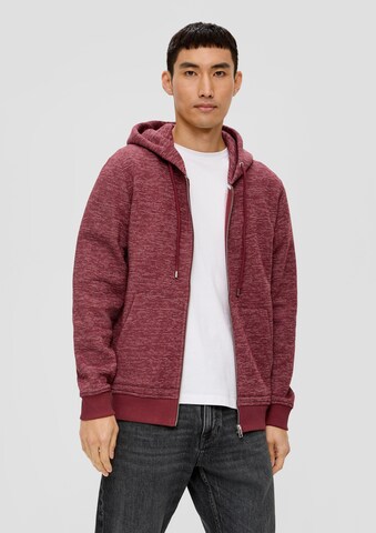 s.Oliver Sweat jacket in Red: front