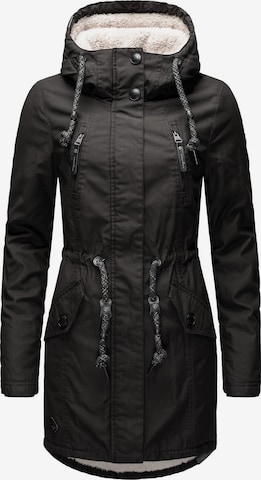 Ragwear Raincoat 'Elsie' in Black: front