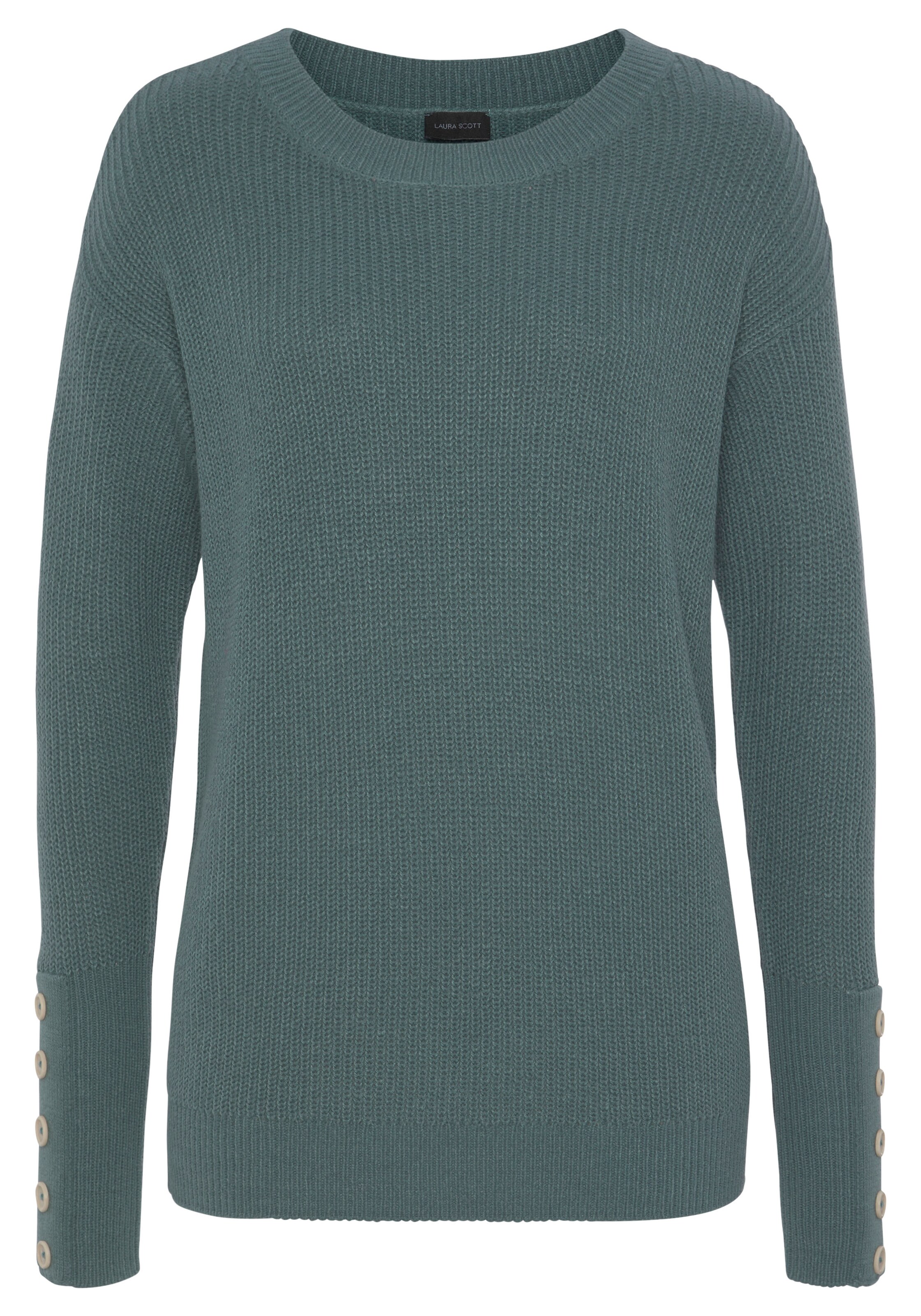 LAURA SCOTT Pullover in Grün: Vorderseite
