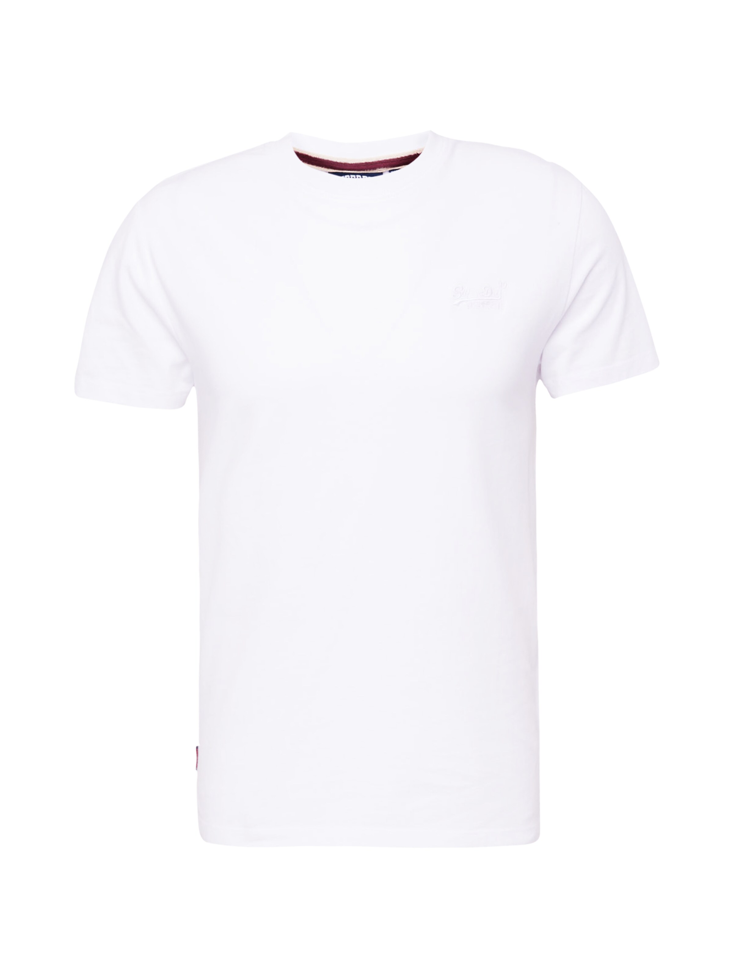 Superdry Tričko – bílá: přední strana