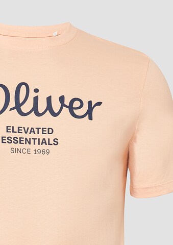 s.Oliver Shirt in Oranje