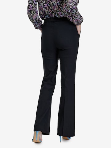 Orsay Flared Pleated Pants in Black