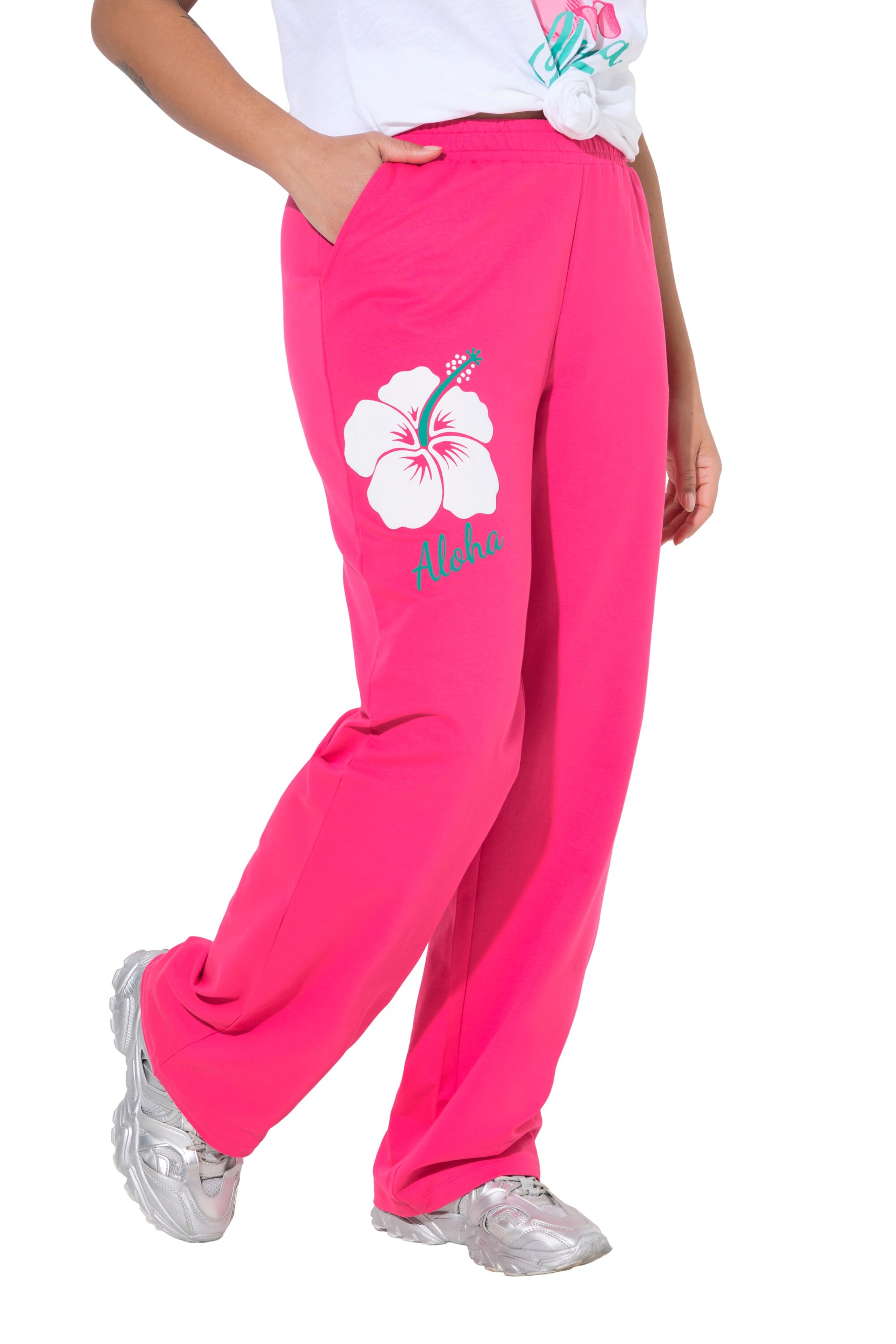 Angel of Style Regular Trousers in Pink: front