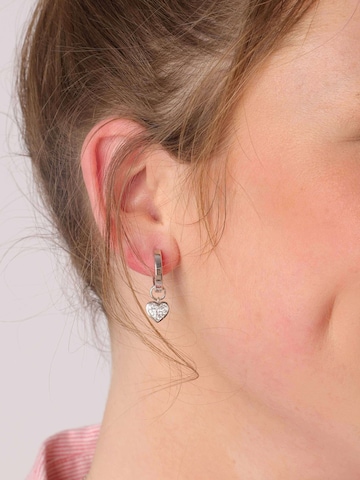 Boucles d'oreilles Lucardi en argent