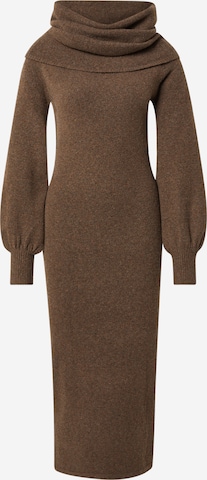 noar studiosPletena haljina - bež boja: prednji dio