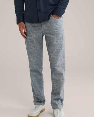 WE Fashion Regular Trousers in Grey