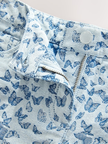 Next Skinny Shorts in Blau