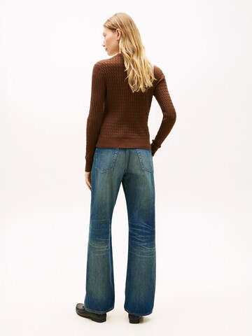 TOMMY HILFIGER Pullover in Braun