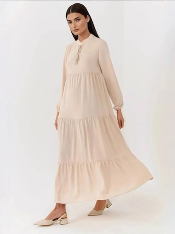 Hiccup - Vestido em bege: frente
