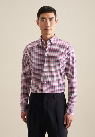 SEIDENSTICKER Slim fit Business Shirt in Pink: front