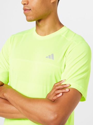 T-Shirt fonctionnel 'Ultimate Engineered ' ADIDAS PERFORMANCE en jaune