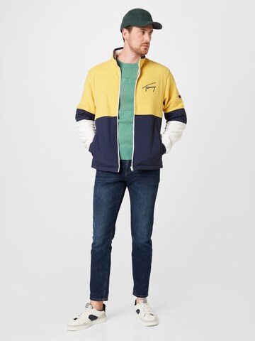 Tommy Jeans Fleece Jacket in Blue