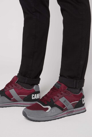 CAMP DAVID Sneakers in Red: front