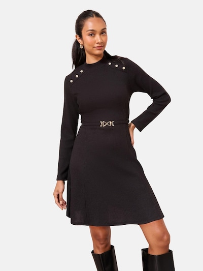 Friends Like These Sukienka z dzianiny w kolorze czarnym, Podgląd produktu