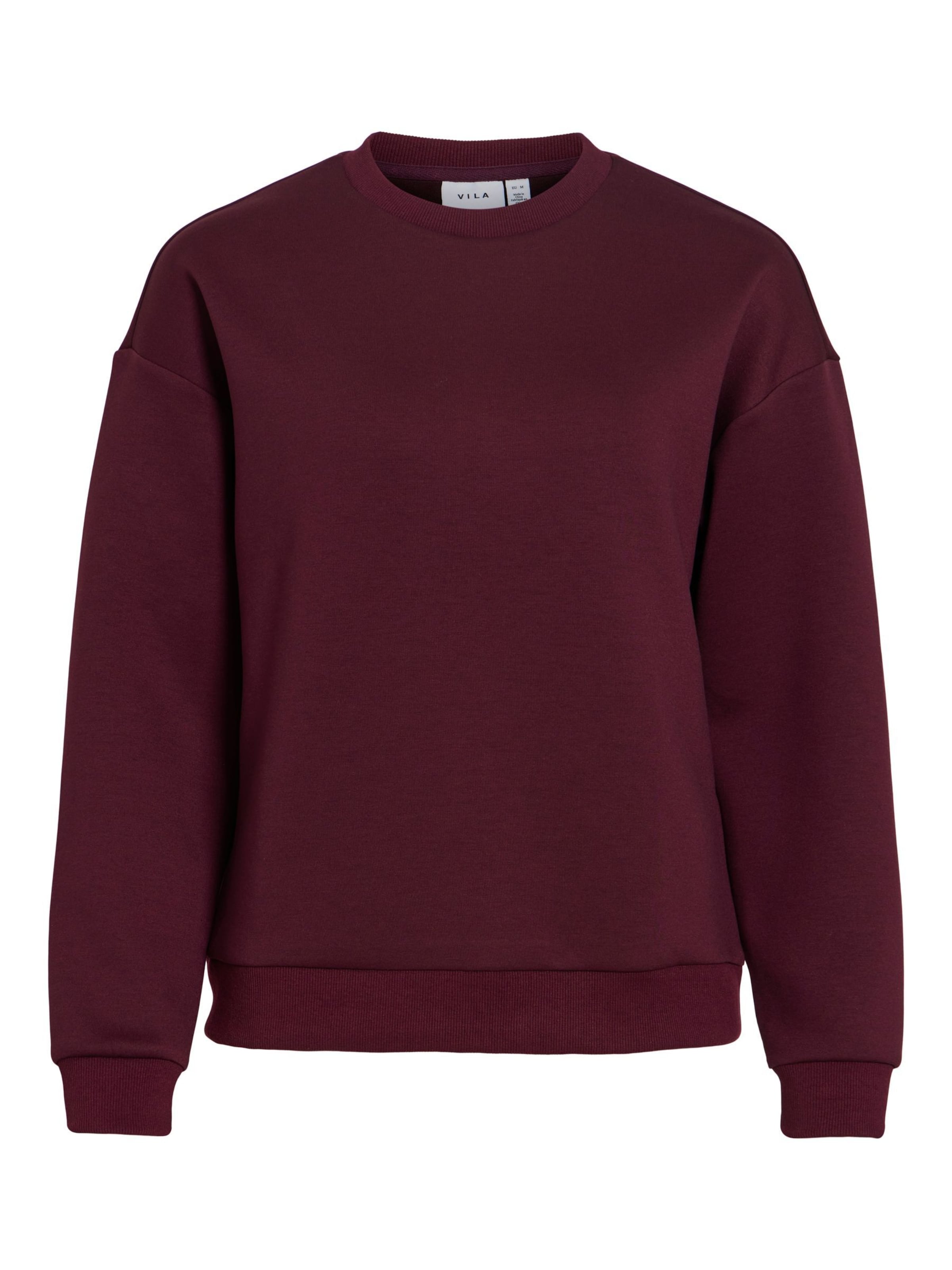 VILA Sweatshirt 'VISandy' in Rood: voorkant