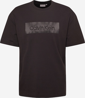 Calvin Klein - Camiseta en negro: frente