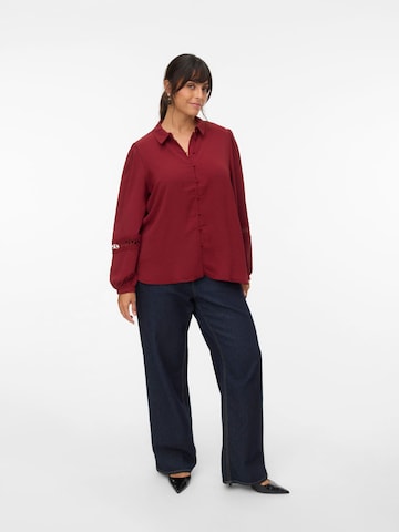 Vero Moda Curve Blouse 'VMCALVA' in Red