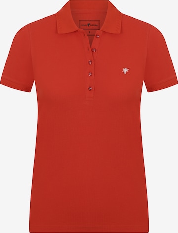 DENIM CULTURE قميص بلون أحمر: الأمام