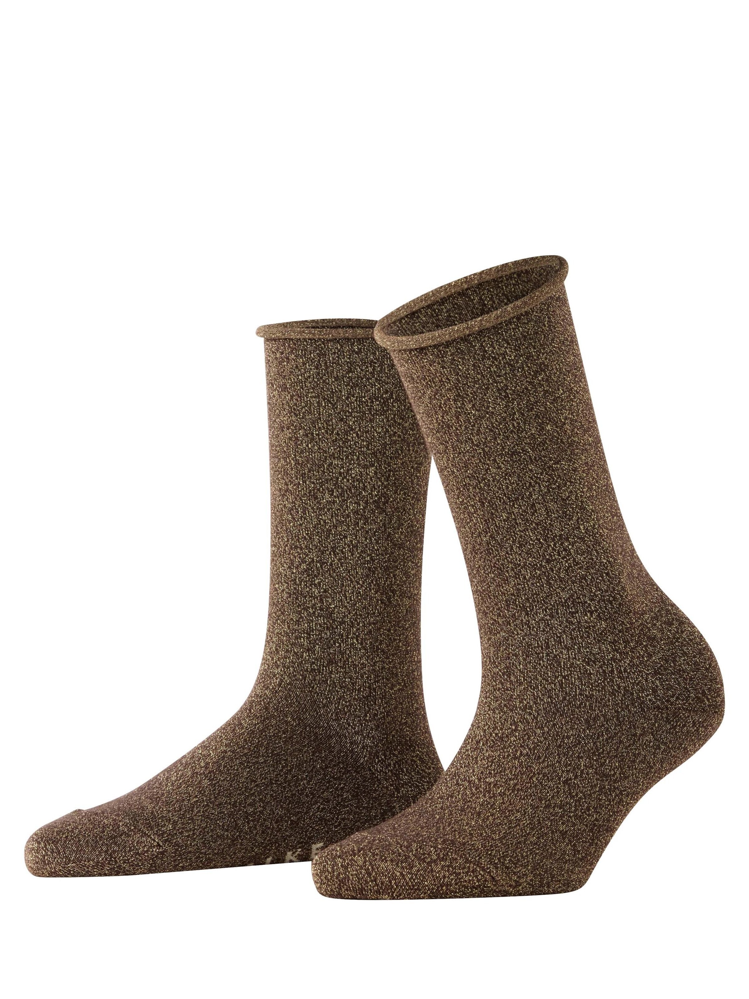 FALKE Socken 'Shiny'‌‌‌‌‌‌‌ in Braun: Vorderseite