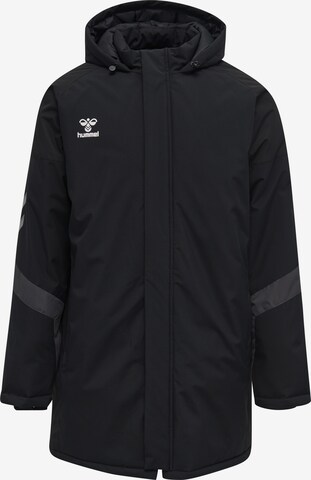 Hummel Sportjacke 'Lead Bench' in Schwarz: predná strana