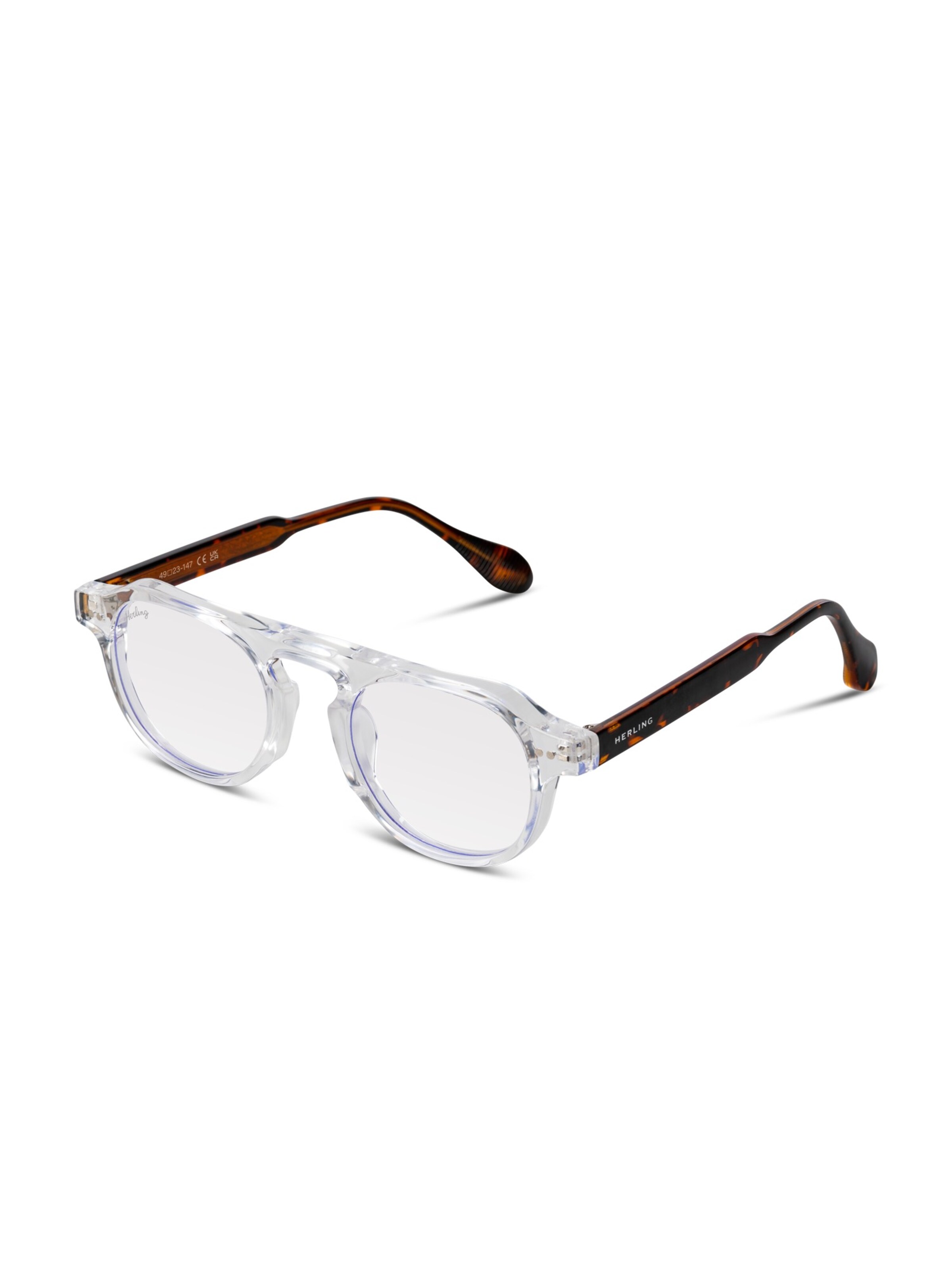 Herling Brillen 'Auden Blue Light'‌‌‌ in Transparent: Vorderseite