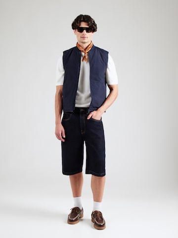 BURTON MENSWEAR LONDON Regularny krój Kamizelka w kolorze niebieski