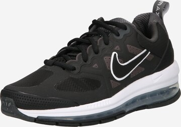 Nike Sportswear Platform trainers in Black: front