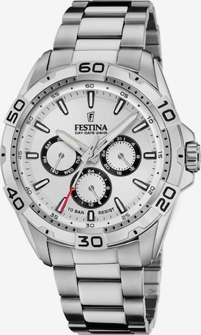 Montre à affichage analogique FESTINA en blanc : devant