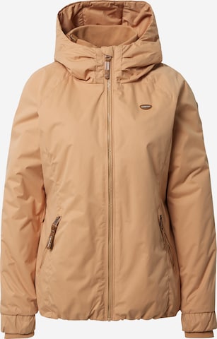 Ragwear Between-Season Jacket 'DIZZIE' in Brown: front