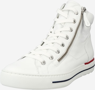 Paul Green High-Top Sneakers in White: front