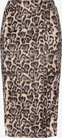 Jupe faina en beige : devant