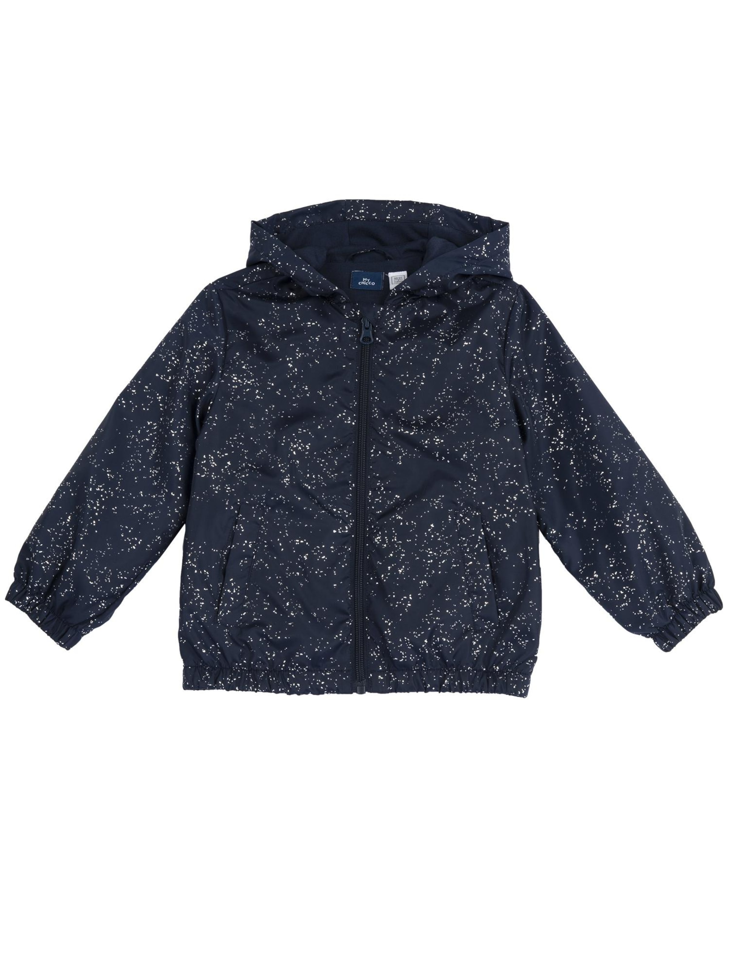 Geacă de primăvară-toamnă de la Chicco pe albastru: față