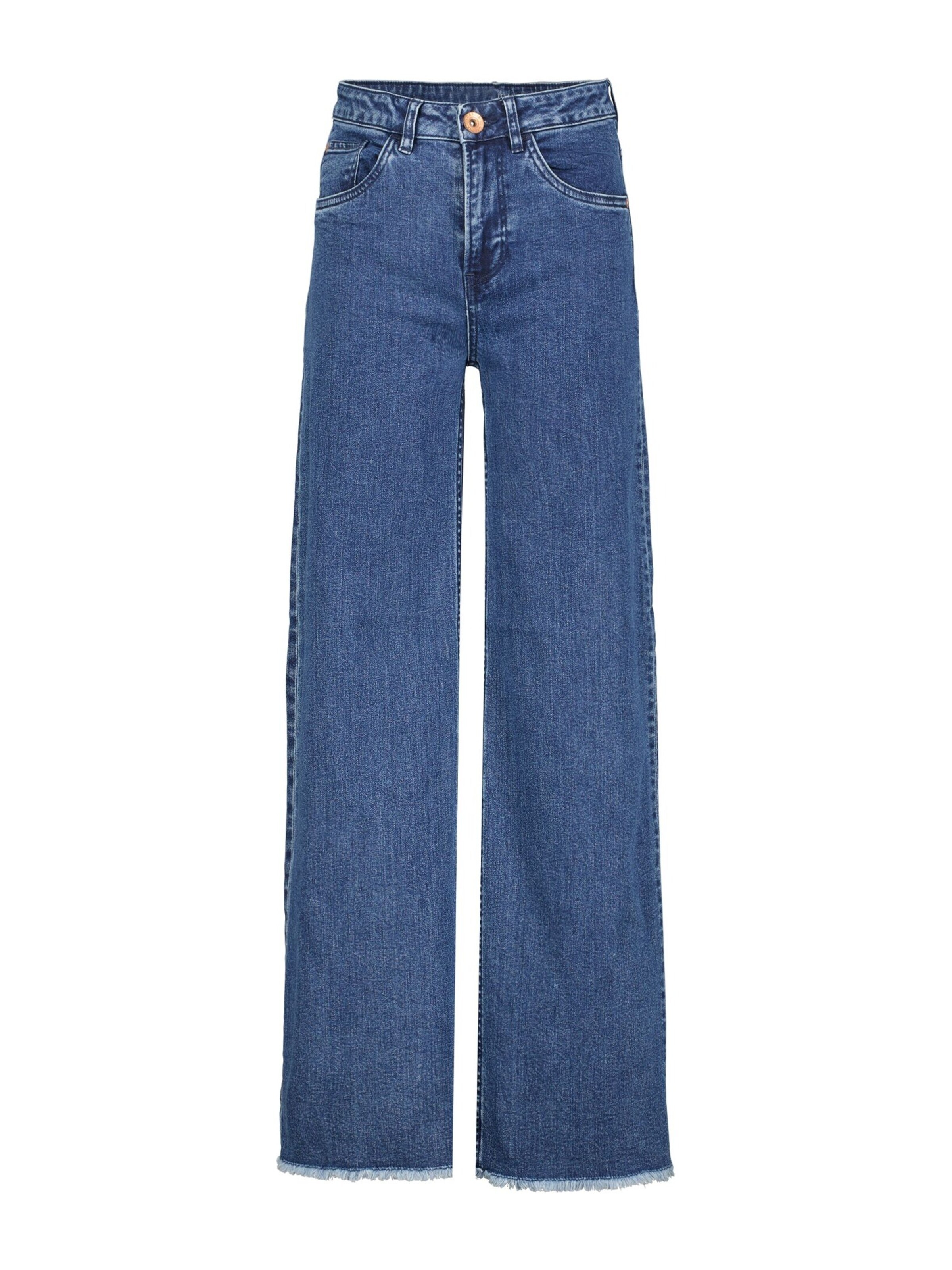 GARCIA Slim fit Jeans 'Wide Leg Pant Jeans Annemay slim fit' in Blue: front