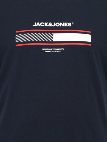 Jack & Jones Plus Тениска 'JJSOUTH' в синьо