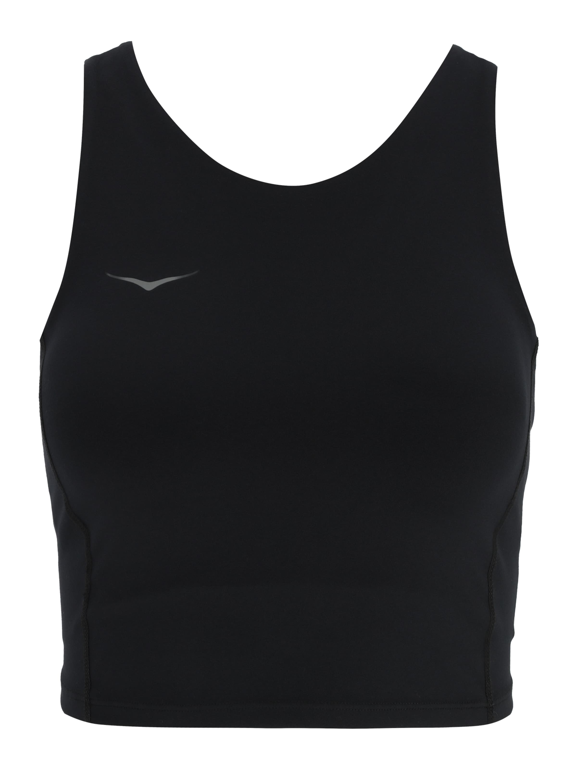 HOKA Bygelfri Sportbehå 'ELARO' i svart: framsida