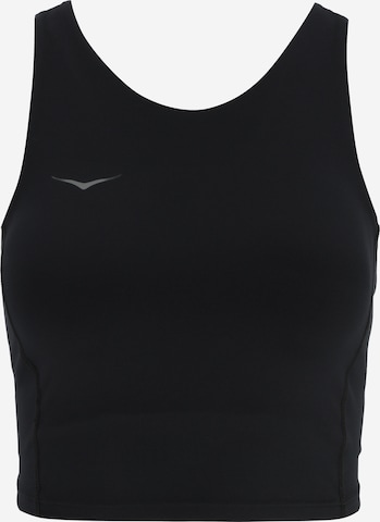 Bustino Reggiseno sportivo 'ELARO' di HOKA in nero: frontale