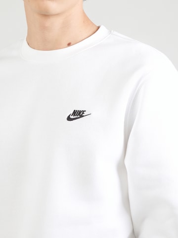Nike Sportswear Sweatshirt 'CLUB' in White