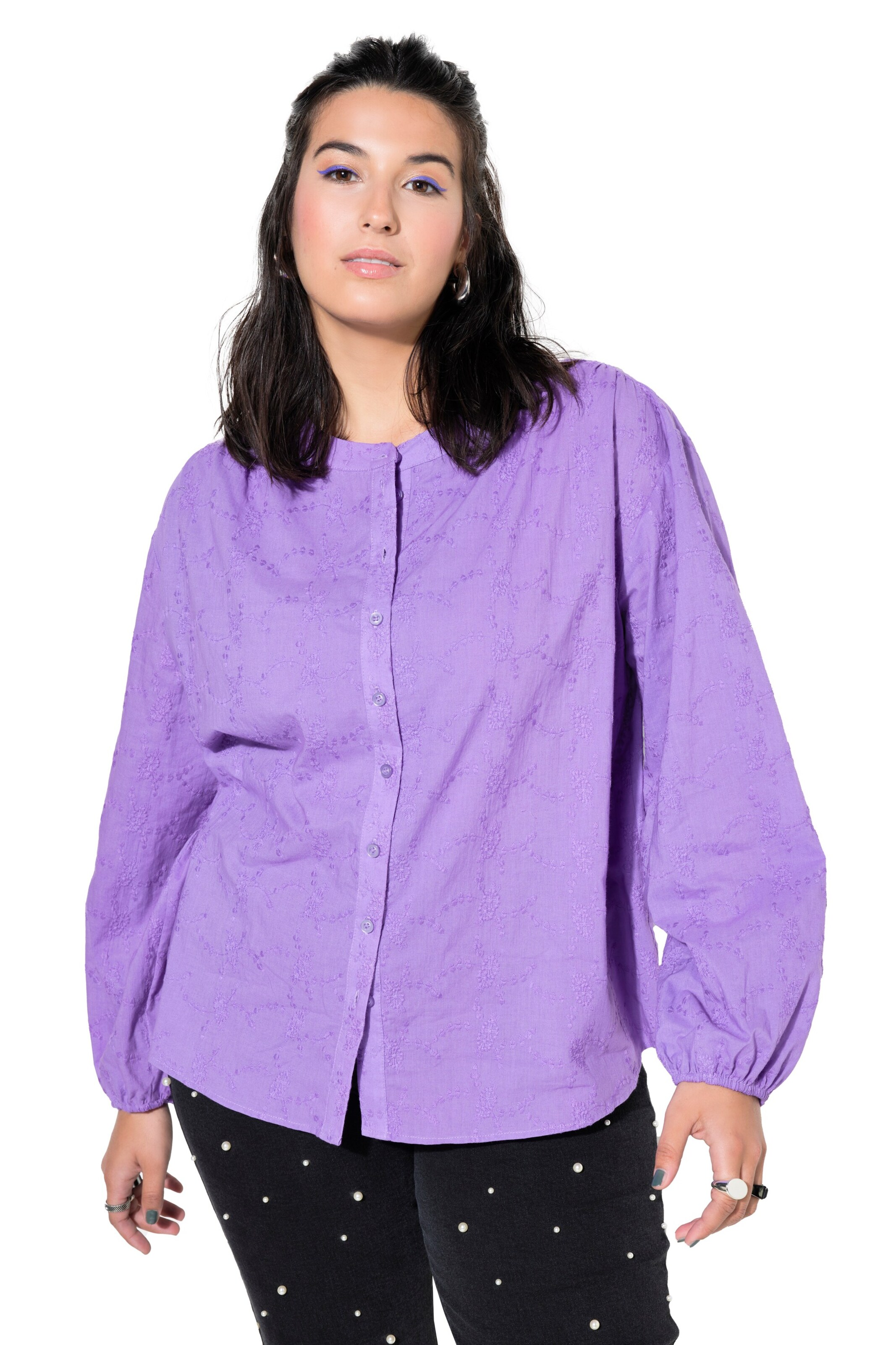 Studio Untold Blouse in Purple: front