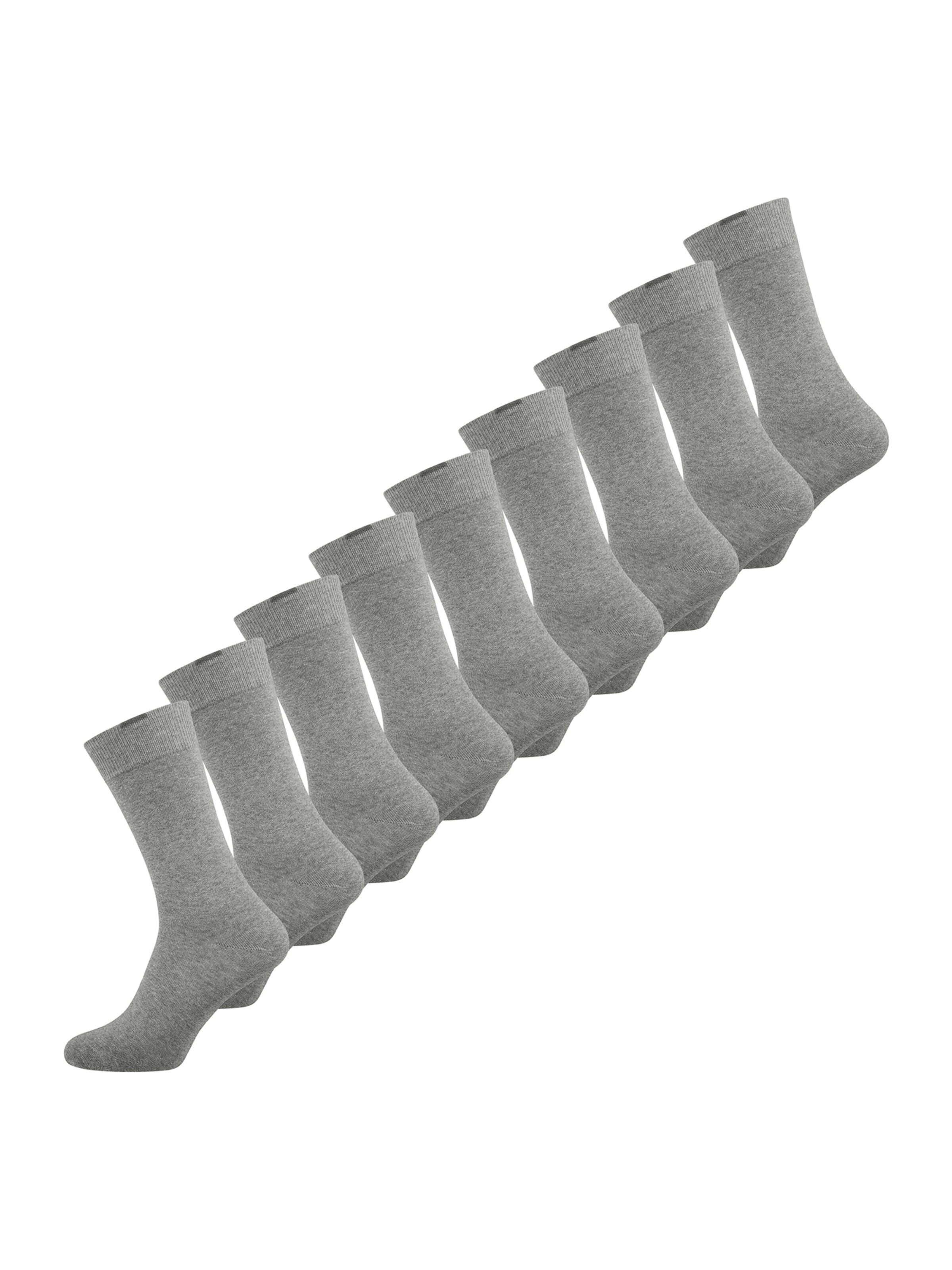 Chaussettes ' Passt Perfekt ' Nur Der en gris : devant