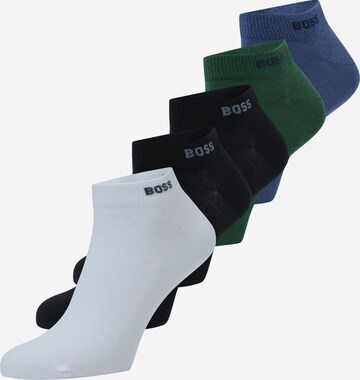 BOSS Socks in Blue: front