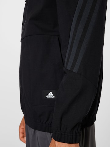 ADIDAS SPORTSWEAR Спортно яке в черно