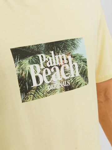 JACK & JONES T-Shirt 'PALMA' in Gelb