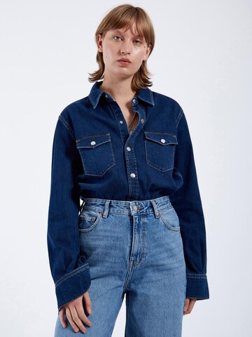 Dr. Denim Blouse 'Sukie' in Blue