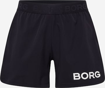 BJÖRN BORG Regular Sportbroek in Zwart: voorkant