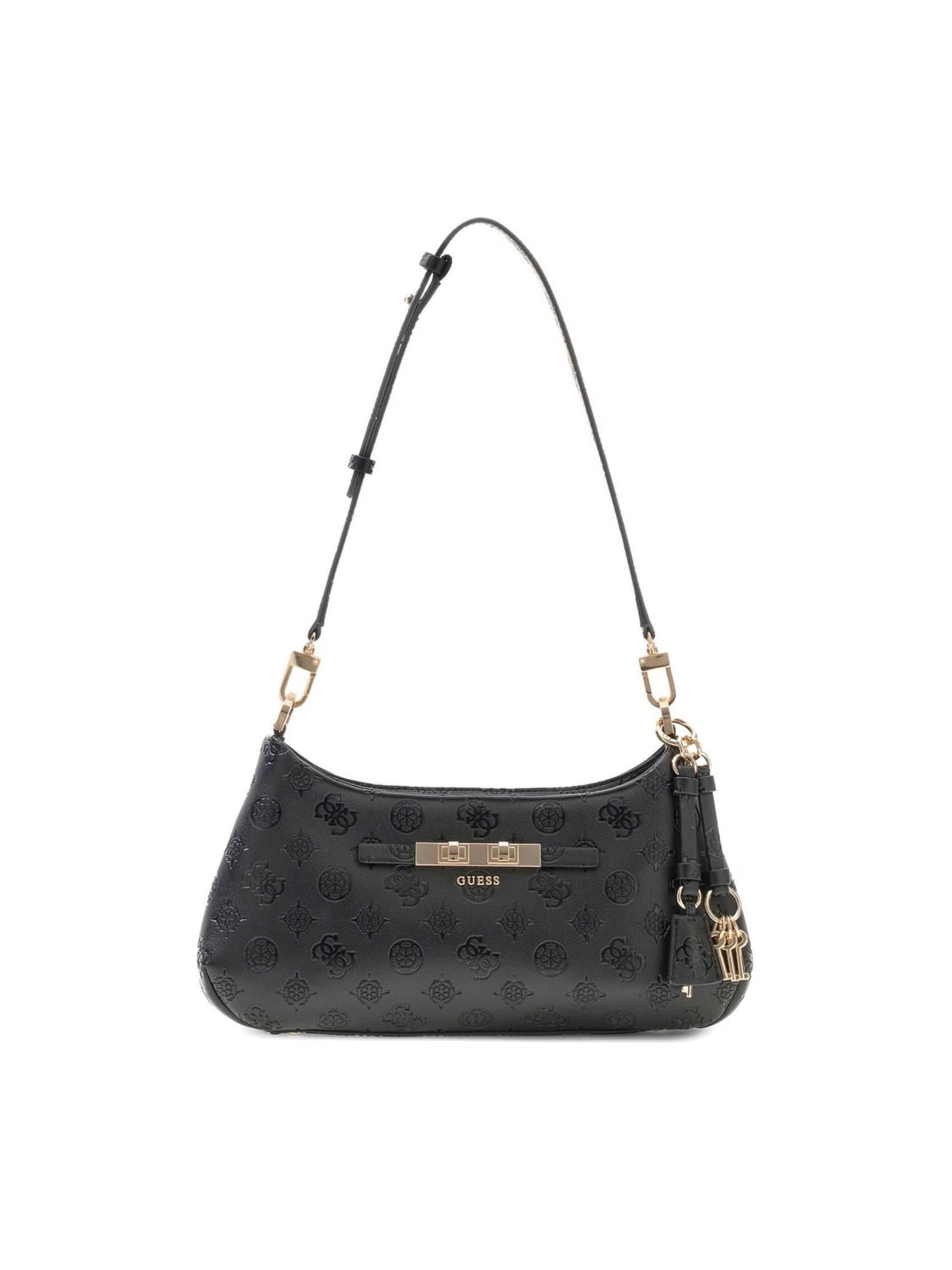 GUESS Taška cez rameno 'Guess Sac Bandoulière Carmella Black Logo', veľkosť One Size - čierna, Produkt