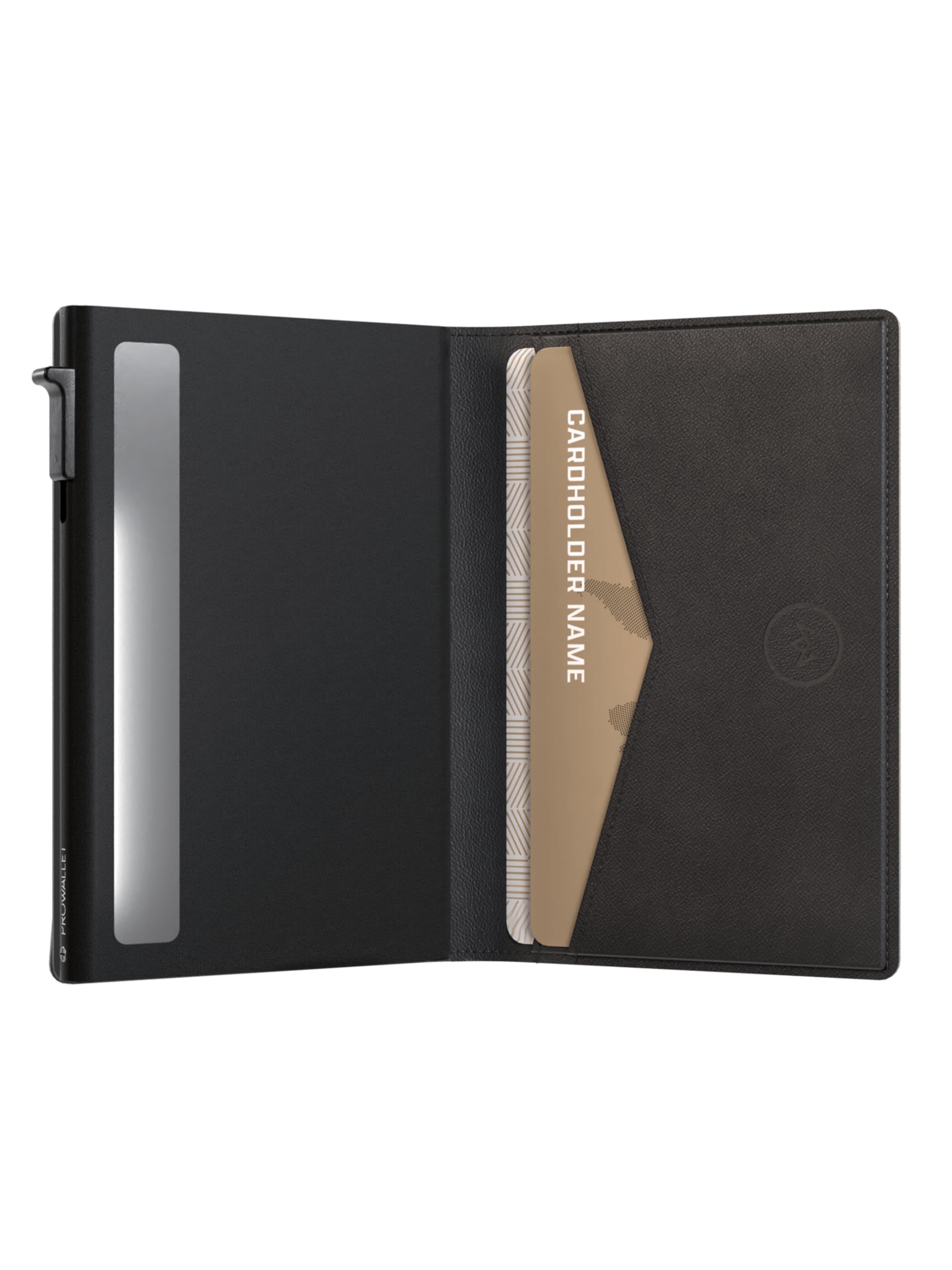Porte-monnaies 'Pasjeshouder Slim' Prowallet en noir