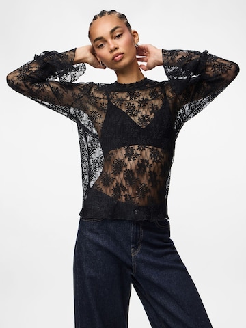 Chemisier 'PCREMMA' PIECES en noir